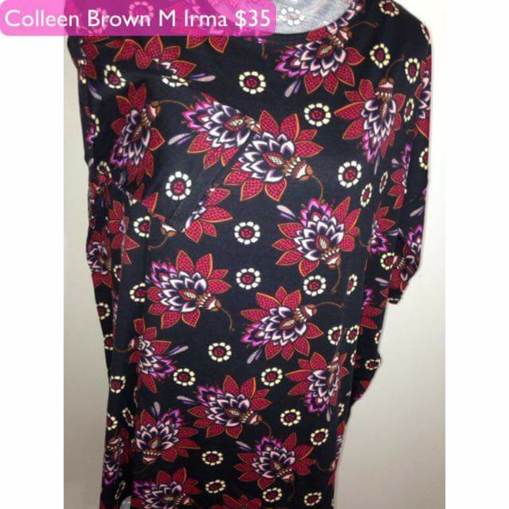 Lularoe Irma shirt medium